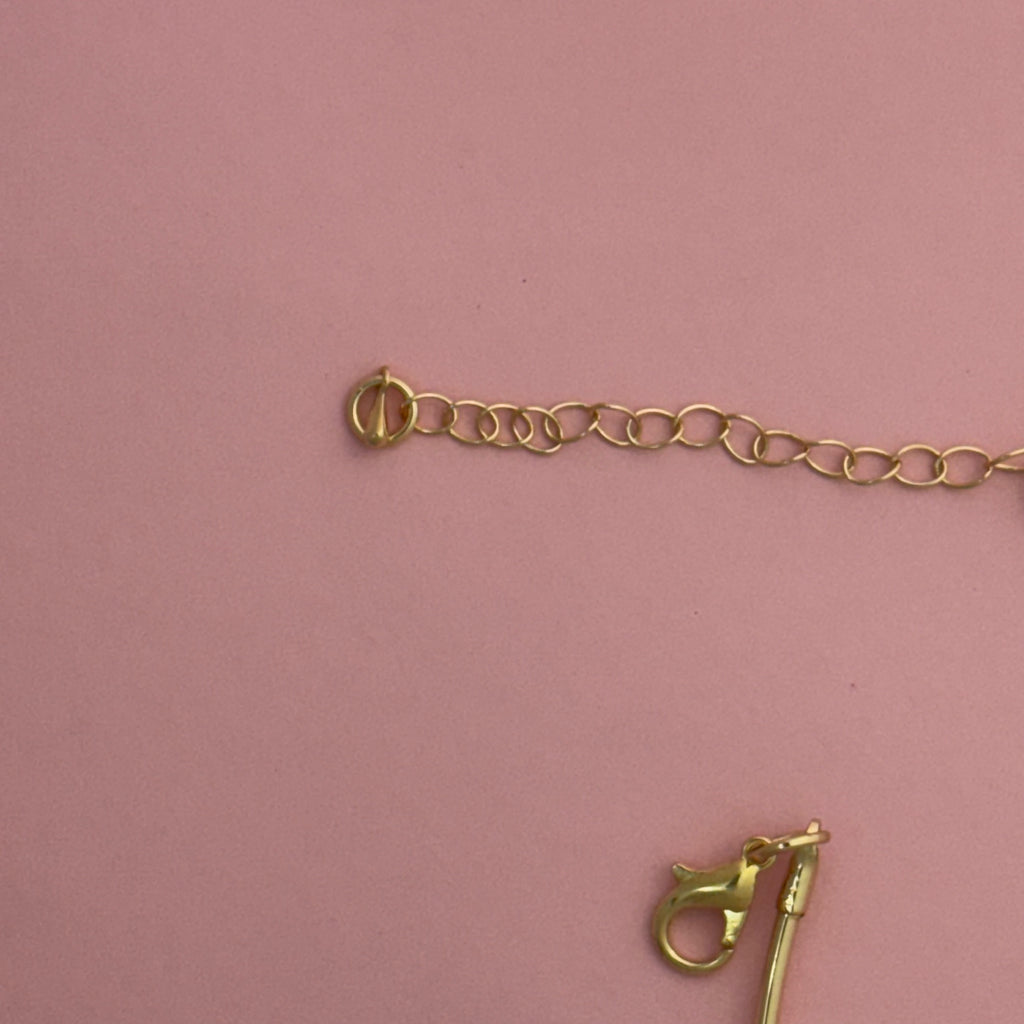 Golden Floral Choker Necklace with Pearl Accents